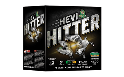 HEVI-HITTER 12GA 3" 1.25OZ BB TG/STL