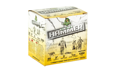 HEVI HAMMER 20GA 3" #2 25/250