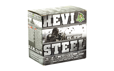 HEVI STEEL 12GA 3" BB 25/250
