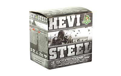 HEVI STEEL 12GA 3.5" #2 25/250