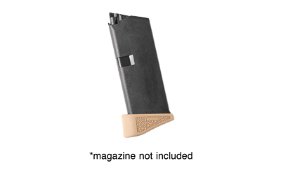 HOGUE 9MM RUB GRP PAD 6RD FDE