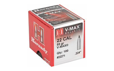 HRNDY V-MAX 22 CAL .224 55GR 100CT