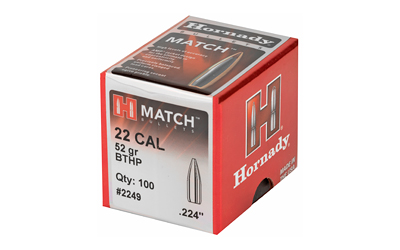 HRNDY MATCH 22CAL .224 52GR 100CT