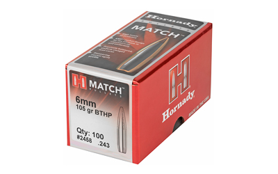 HRNDY MATCH 6MM .243 105GR 100CT
