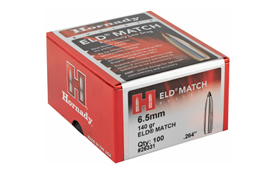 HRNDY ELD-M 6.5MM .264 140GR 100CT