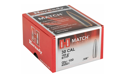 HRNDY MATCH 30CAL .308 168GR 100CT