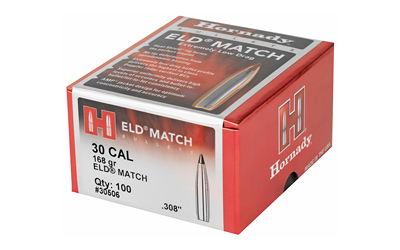 HRNDY ELD-M 30CAL .308 168GR 100CT