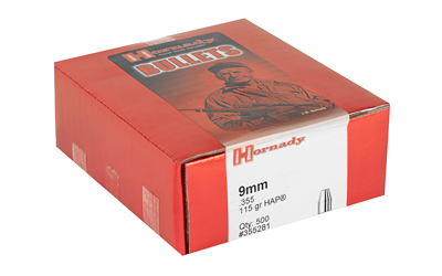 HRNDY HAP 9MM .355 115GR 500CT