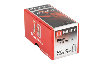 HRNDY FMJ-RN 9MM .355 115GR 100CT