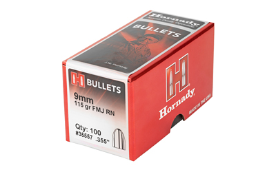 HRNDY FMJ-RN 9MM .355 115GR 100CT