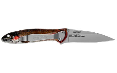 KERSHAW LEEK 3" RNBW TROUT/SILVER