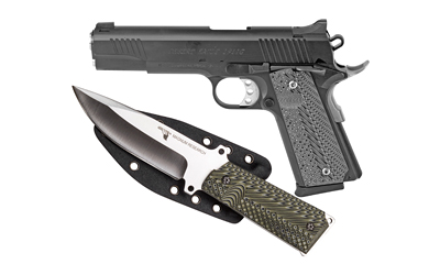 DE 1911 45ACP 5" 8RD BLK FS W/KNIFE