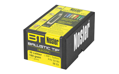 NOSLER 30 CAL 180GR 50CT
