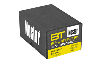 NOSLER 30 CAL 220GR 50CT