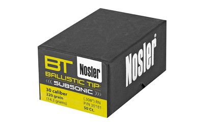 NOSLER 30 CAL 220GR 50CT