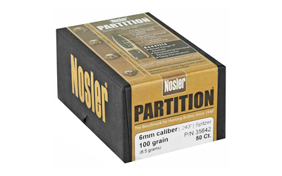 NOSLER 6MM 100GR SP PARTITION 50CT