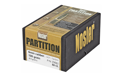 NOSLER 6MM 100GR SP PARTITION 50CT
