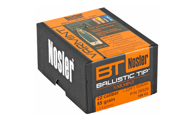 NOSLER 22 CAL 55GR 100CT