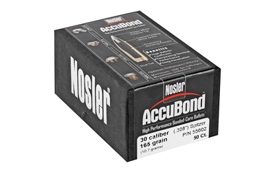 NOSLER 30 CAL 165GR ACCUBOND 50CT