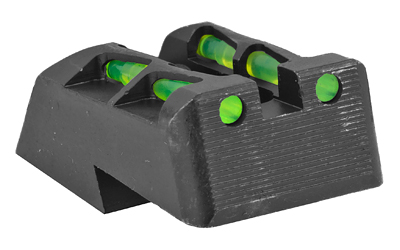 HIVIZ LTWV REAR SA 1911 GRN/RD/BLK