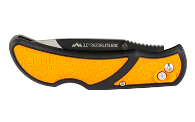 OD EDGE RAZOR-EDC LT 3" 4 BLDS ORG