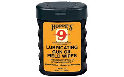 HOPPES GUN OIL FIELD WIPES 3"X5" 50C