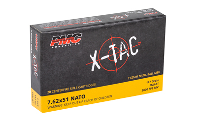 PMC XTAC 762NATO 147GR FMJ BT 20/500
