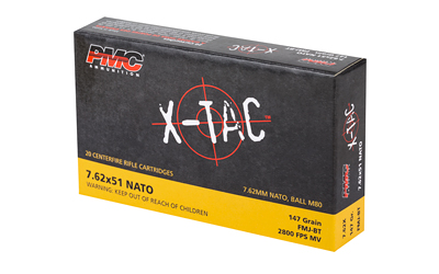 PMC XTAC 762NATO 147GR FMJ BT 20/500