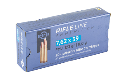 PPU 7.62X39 FMJ 123GR 20/1000
