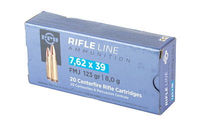 PPU 7.62X39 FMJ 123GR 20/1000