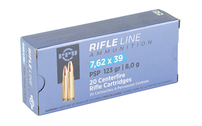 PPU 7.62X39 POINTED SP 123GR 20/1000