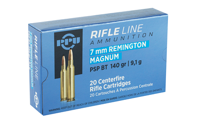 PPU 7MM REM MAG PSP 140GR 20/200