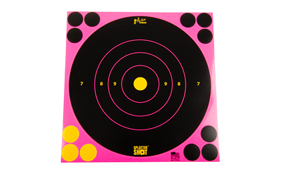 PRO-SHOT 8" PINK BULLSEYE 6PK