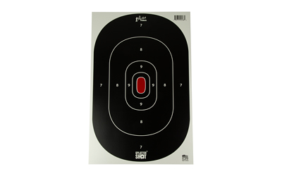 PROSHOT 12X18 SILH SS BLACK 8PK
