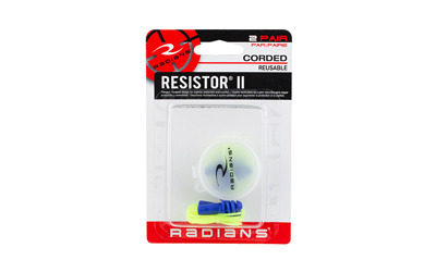 RADIANS REUSABLE EP 2PK BLU CORDED