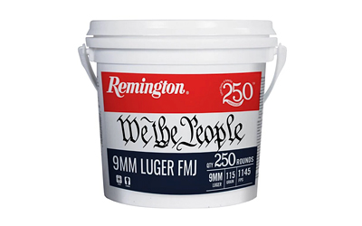 REM 9MM 115GR FMJ 250RD WTP BUCKET
