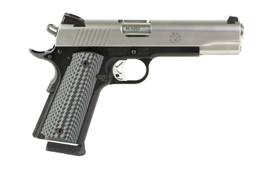 RUGER SR1911 45ACP 5" LTW 8RD BLK/SV