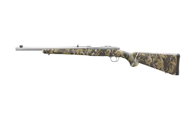 RUG 77/44 44MAG 16.6" SS 4RD CAMO TB