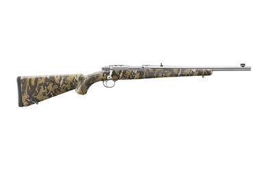 RUG 77/44 44MAG 16.6" SS 4RD CAMO TB