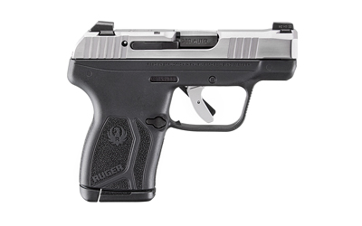 RUGER LCP MAX 380ACP 2.8" 10RD BK/SV