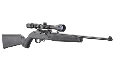 RUGER 10/22 22LR 18.5" 10RD SCOPE BK