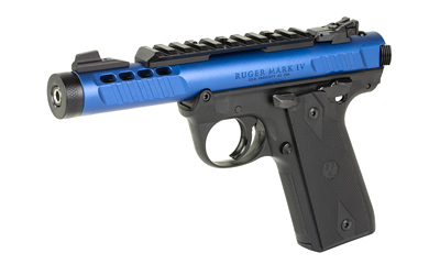 RUGER MRK IV LITE 22LR 4.4" 10RD BLU
