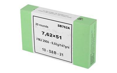 S&B 762X51 147GR FMJ 20/600