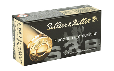 S&B 9MM 124GR FMJ 1000RD CS