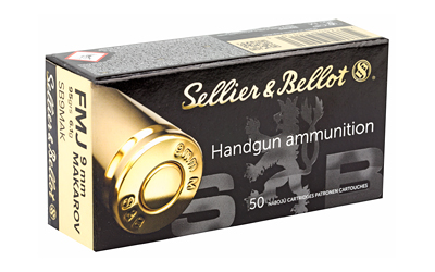 S&B 9MM MAKAROV 95GR FMJ 50/1000