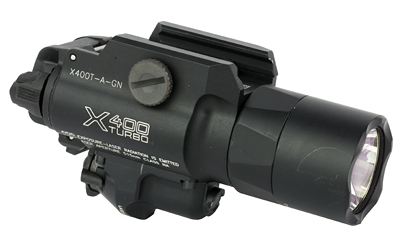 SUREFIRE X400 TURBO GRN LSR BLK