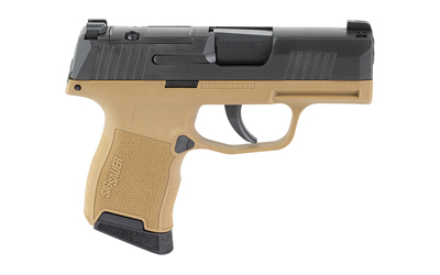 SIG P365 9MM 3.1" 10RD OR BLK/COY