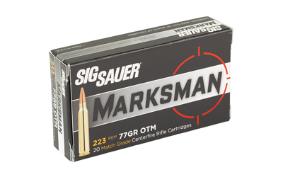 SIG AMMO 223REM 77GR OTM 20/500