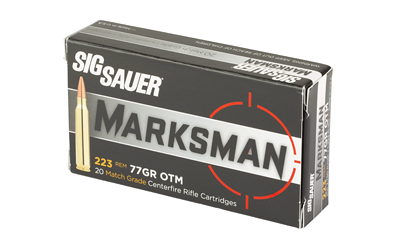 SIG AMMO 223REM 77GR OTM 20/500