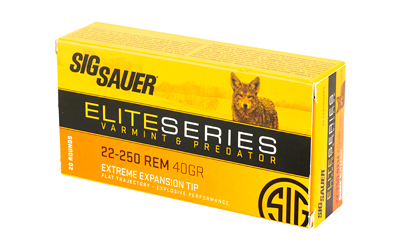 SIG AMMO 22-250REM 40GR V&P 20/200